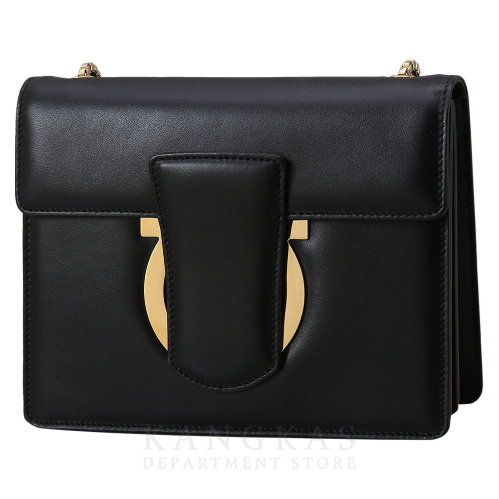 FERRAGAMO(USED)페레가모 간치니 체인 플랩백